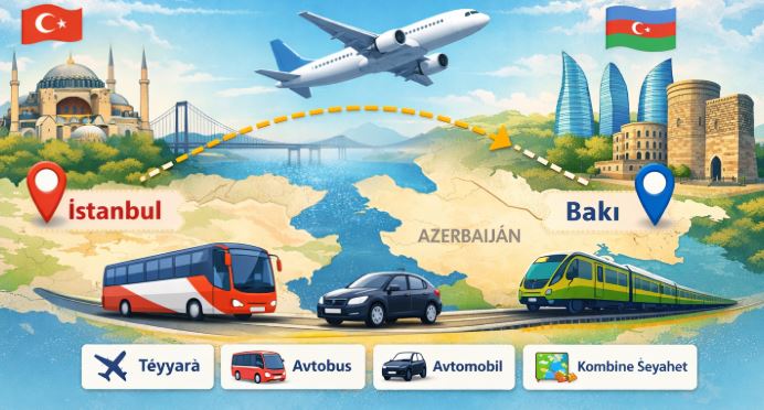 İstanbuldan Bakı — qardaş Azərbaycan paytaxtına səyahət bir çox turist
