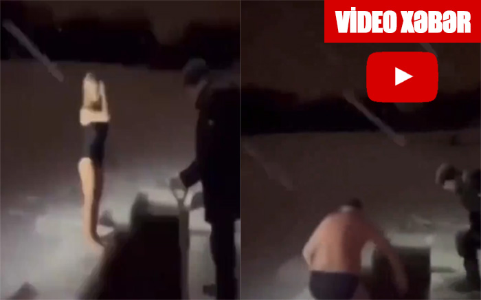 Rusiyada Dəhşətli Hadisə: Buz Dəliyinə Atılan İki Uşaq Anası Qadın